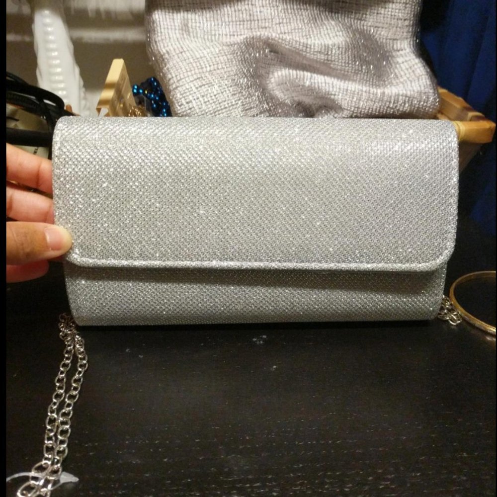NEW With Tags Evening Bag Clutch Purses Women Ladies Sparkling Party Handbag
